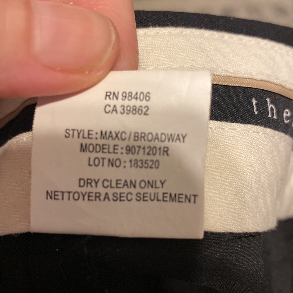 Theory Maxc / Broadway Pant In Good Wool - Amazin… - image 7